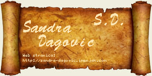 Sandra Dagović vizit kartica
